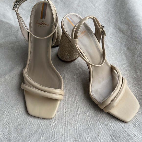 Sam Edelman Beige Strappy Heels - Picture 3 of 11